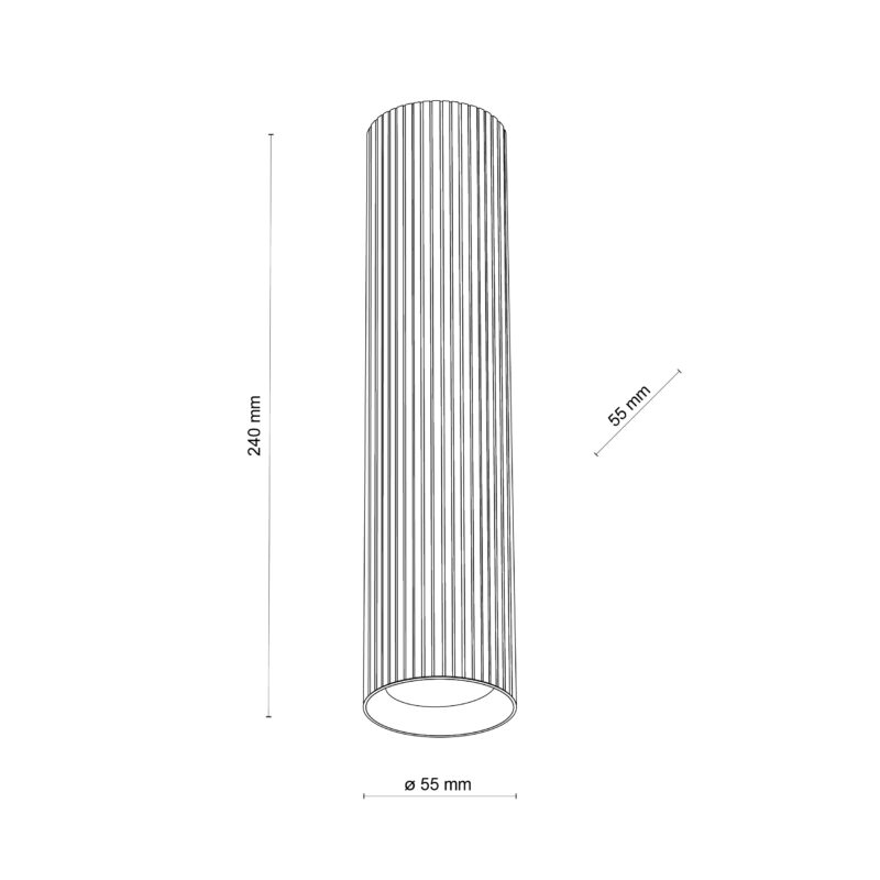 Spot TK Lighting Tune Black L x1 - obrazek 8