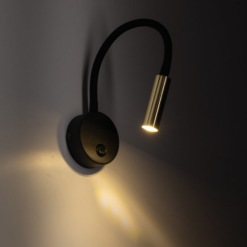 Kinkiet TK Lighting Lagos Black Gold x1 - obrazek 4