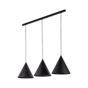 Lampa Wisząca TK Lighting Cono Black L Listwa x3