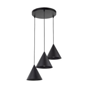 Lampa Wisząca TK Lighting Cono Black Koło S x3