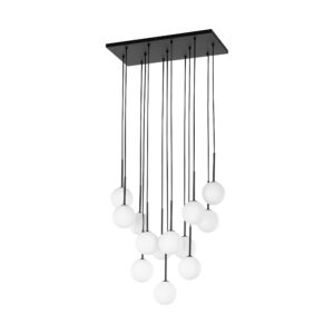 Lampa Wisząca TK Lighting Martin Black White 13 x13