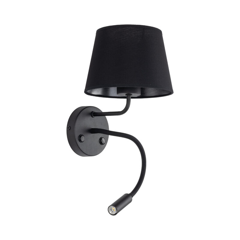 Kinkiet TK Lighting Maja Black E27 + G9 x2
