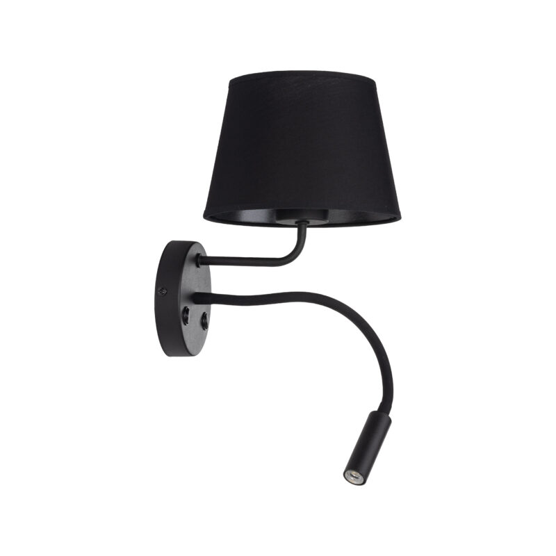 Kinkiet TK Lighting Maja Black E27 + G9 x2 - obrazek 6