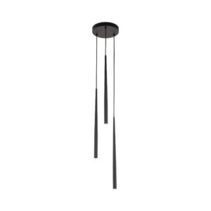Lampa Wisząca TK Lighting Piano Black x3