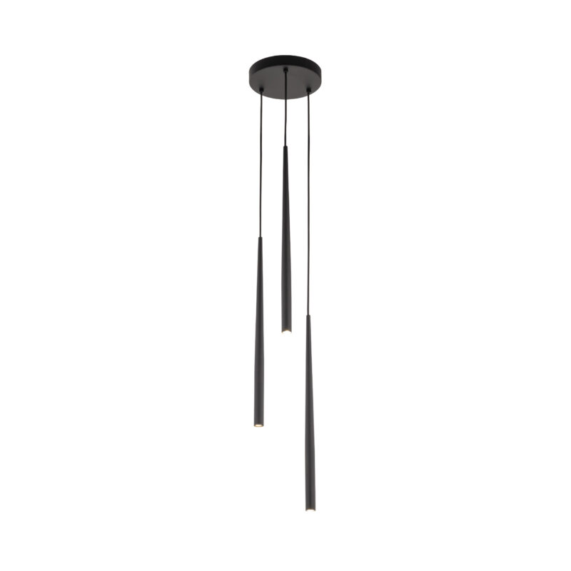 Lampa Wisząca TK Lighting Piano Black x3 - obrazek 6