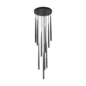 Lampa Wisząca TK Lighting Piano Black 10 x10