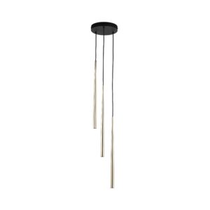 Lampa Wisząca TK Lighting Piano Black Gold x3