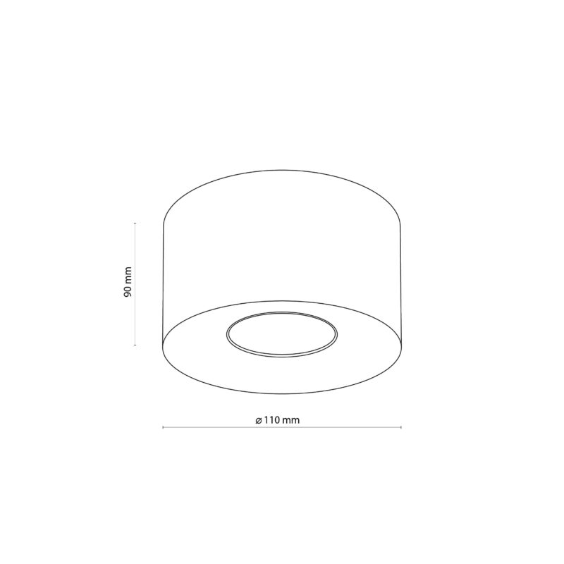 Lampa Sufitowa TK Lighting Orion S Gold x1 - obrazek 5
