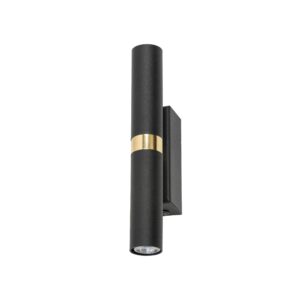 Kinkiet TK Lighting Lagos Black Gold x2