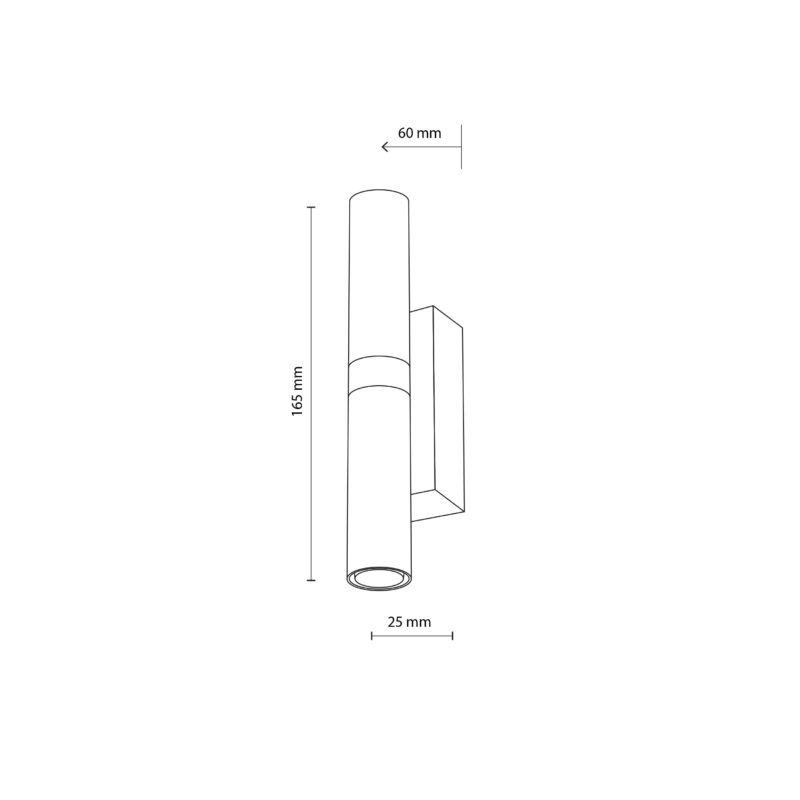 Kinkiet TK Lighting Lagos Black x2 - obrazek 7