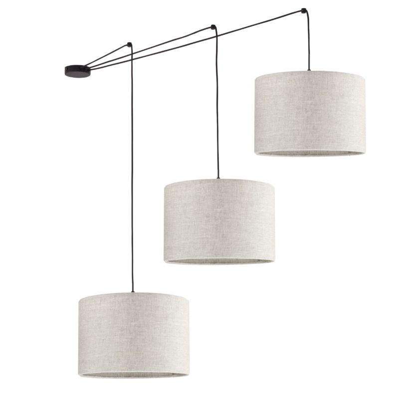Lampa Wisząca TK Lighting Linen x3
