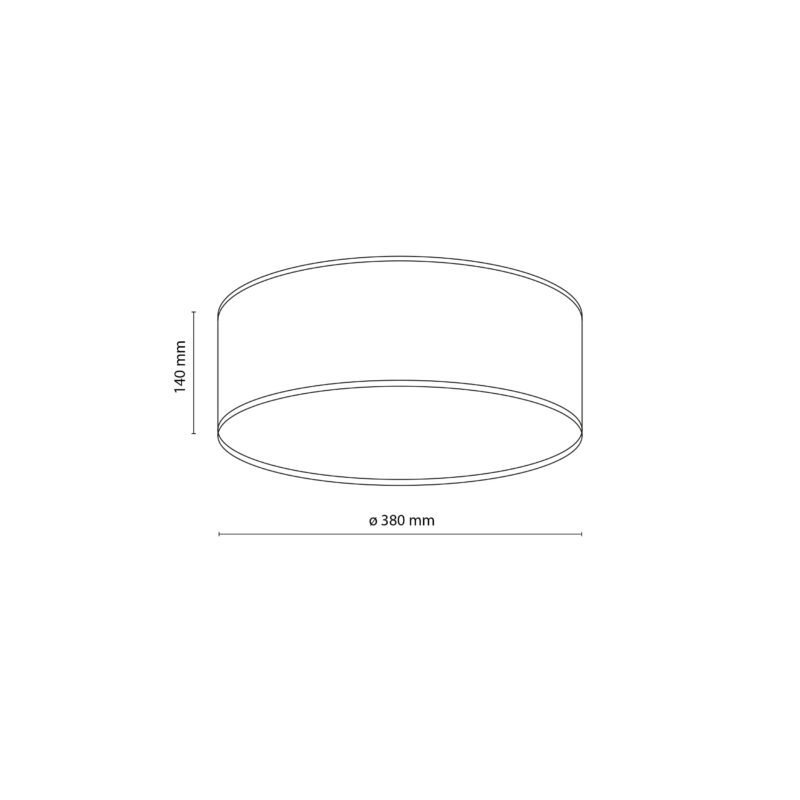Lampa Sufitowa TK Lighting Nicola Brown 380 x4 - obrazek 6