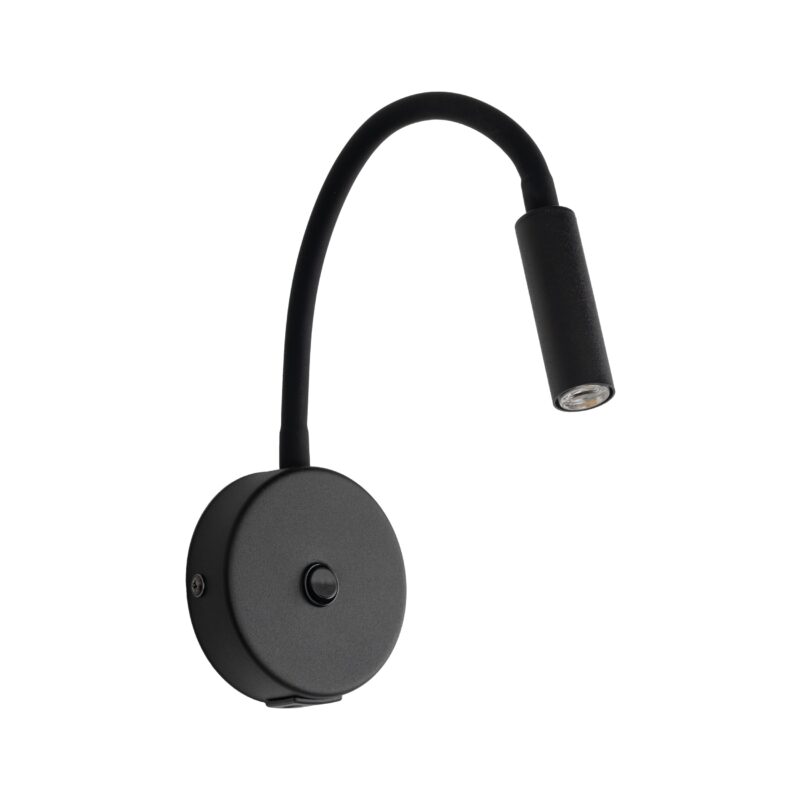 Kinkiet TK Lighting Lagos Black USB x1