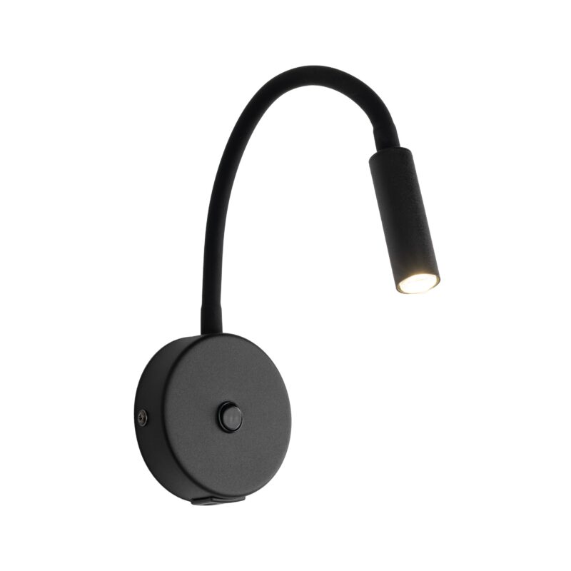 Kinkiet TK Lighting Lagos Black USB x1 - obrazek 5