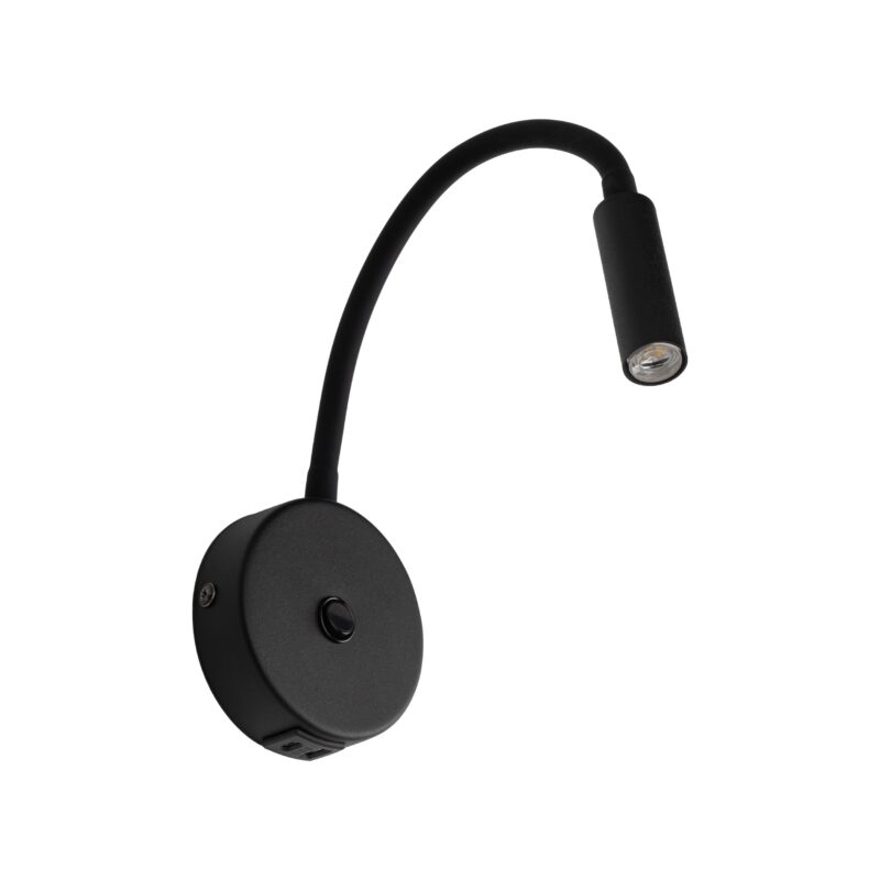 Kinkiet TK Lighting Lagos Black USB x1 - obrazek 6