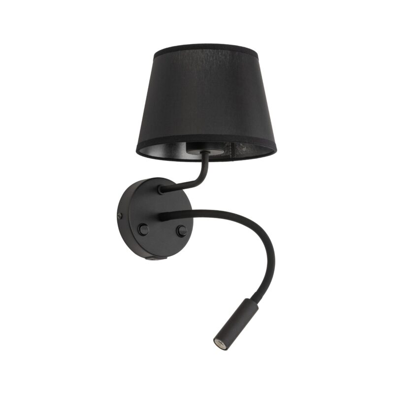 Kinkiet TK Lighting Maja Black E27+ G9 + USB x2