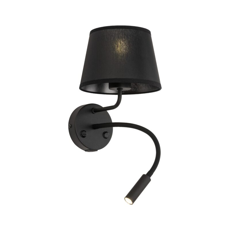 Kinkiet TK Lighting Maja Black E27+ G9 + USB x2 - obrazek 7