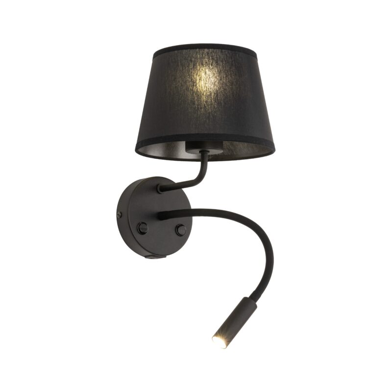 Kinkiet TK Lighting Maja Black E27+ G9 + USB x2 - obrazek 8