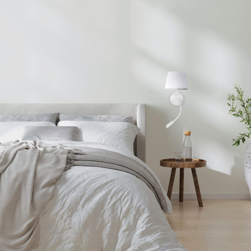 Kinkiet TK Lighting Maja White E27 + G9 + USB x2 - obrazek 3