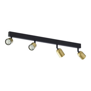 Lampa Sufitowa TK Lighting Top Black/gold x4