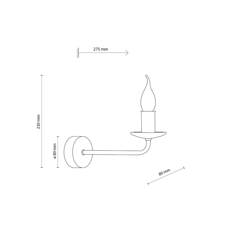 Kinkiet TK Lighting Limal Beige x1 - obrazek 6
