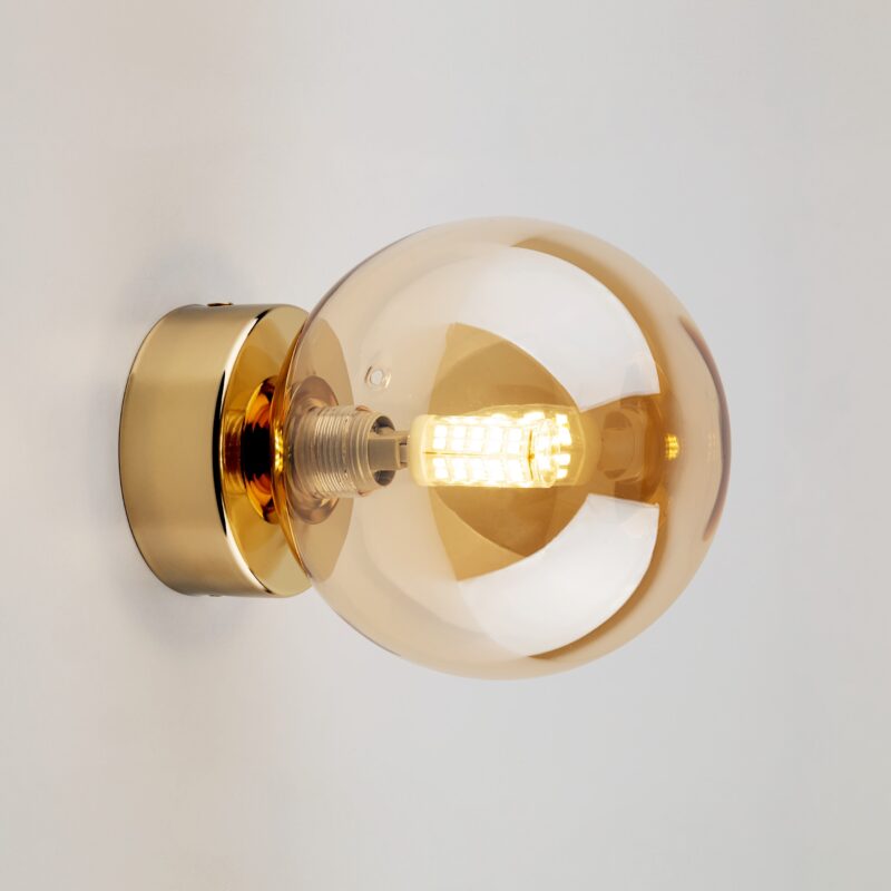 Kinkiet TK Lighting Estera Gold x1 - obrazek 4