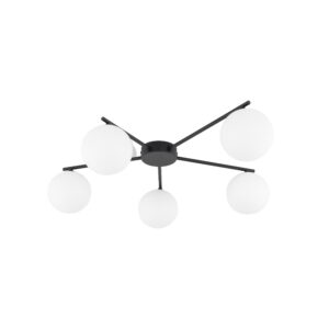 Lampa Sufitowa TK Lighting Elton Black x5