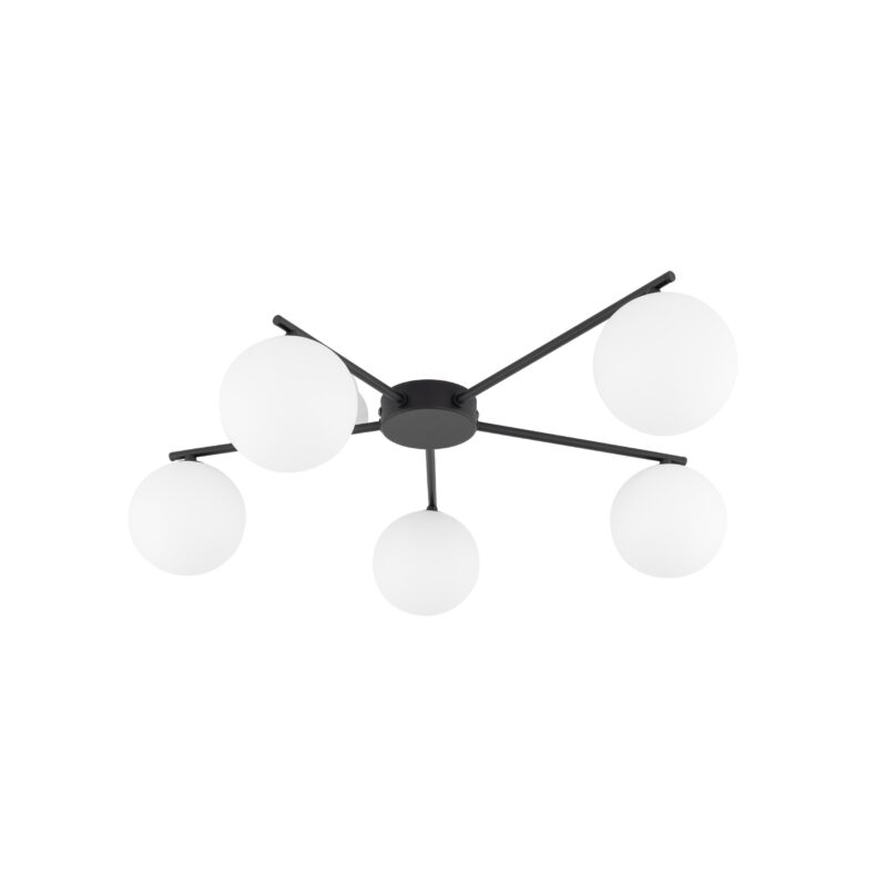 Lampa Sufitowa TK Lighting Elton Black x5