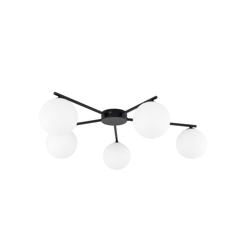 Lampa Sufitowa TK Lighting Elton Black x5 - obrazek 6