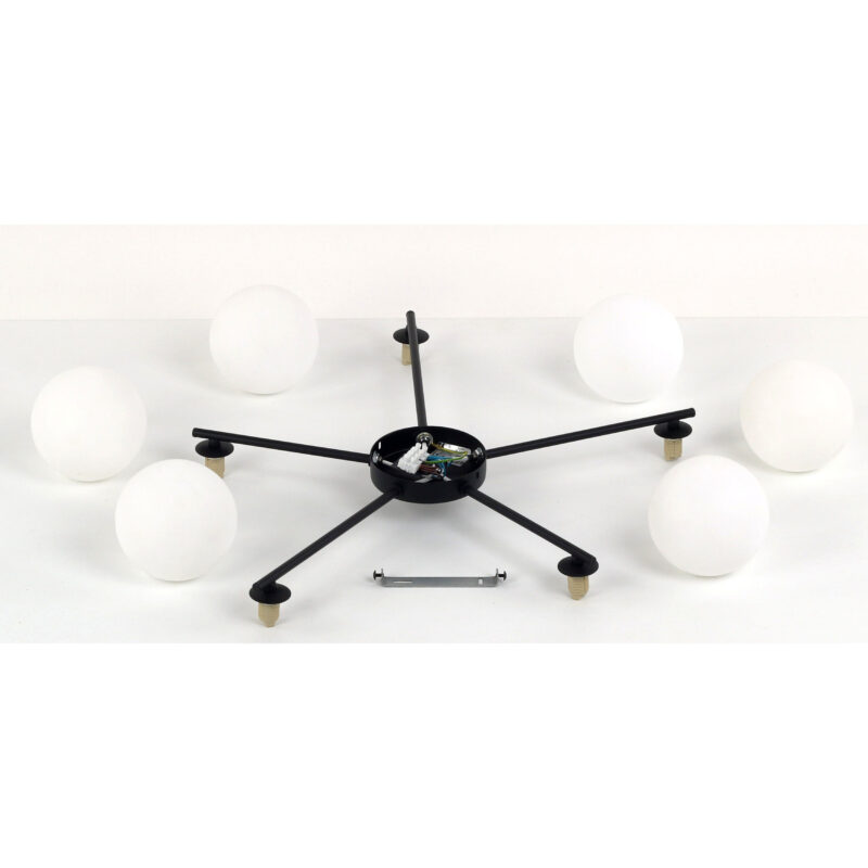 Lampa Sufitowa TK Lighting Elton Black x5 - obrazek 10