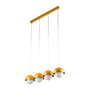 Lampa Wisząca TK Lighting Bono Ochra Listwa x4