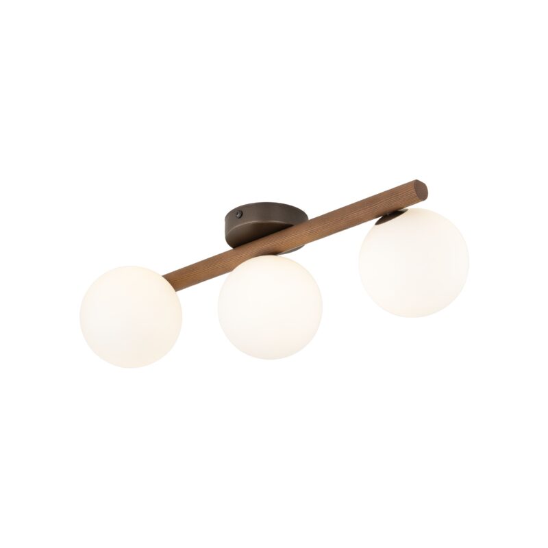 Lampa Sufitowa TK Lighting Estera Wood Orzech x3 - obrazek 3