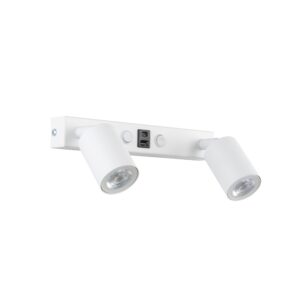 Kinkiet TK Lighting Top White Z USB x2