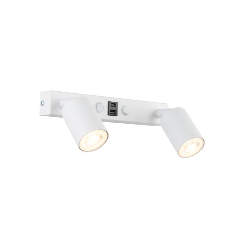 Kinkiet TK Lighting Top White Z USB x2 - obrazek 3