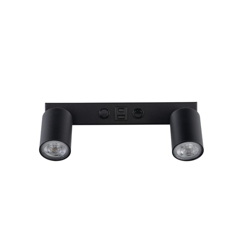 Kinkiet TK Lighting Top Black Z USB x2 - obrazek 6