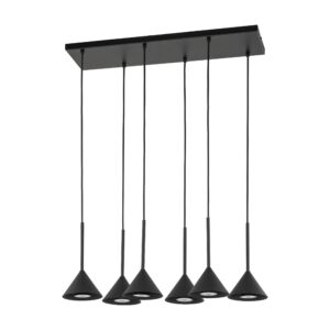 Lampa Wisząca TK Lighting Cono Mini Black x6