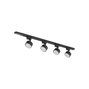 System szynowy TK Lighting Tracer Set Black - 3-fazowy x4