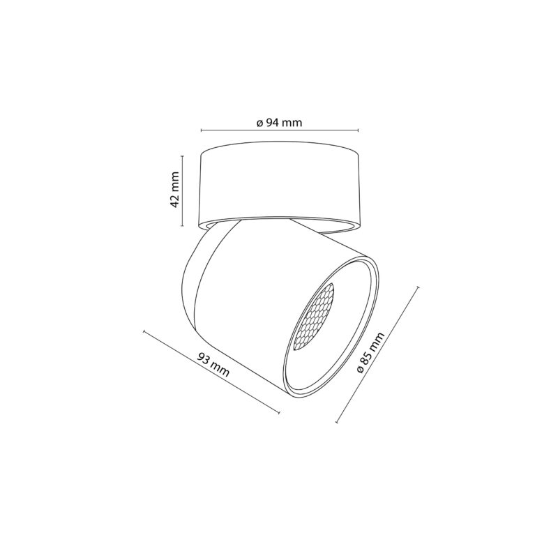 Spot TK Lighting Twist White GU10 x1 - obrazek 5
