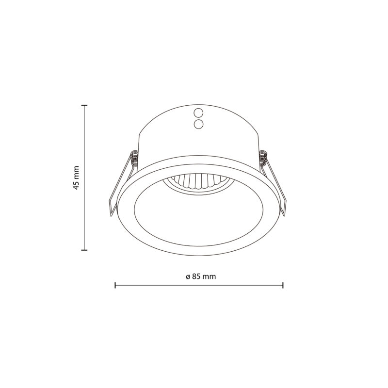 Oprawa TK Lighting Opti White GU10 x1 - obrazek 8