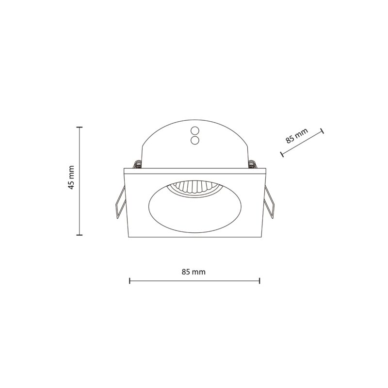Lampa Sufitowa TK Lighting Prisma White GU10 x1 - obrazek 8