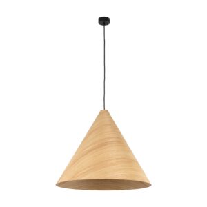 Lampa Wisząca TK Lighting Solis Wood Dąb Jasny x1