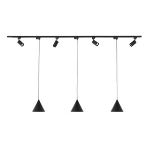 System szynowy TK Lighting Tracer Set Cono Black 139 x7