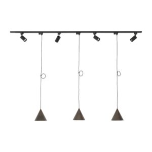 System szynowy TK Lighting Tracer Set Cono Brown 140 x7
