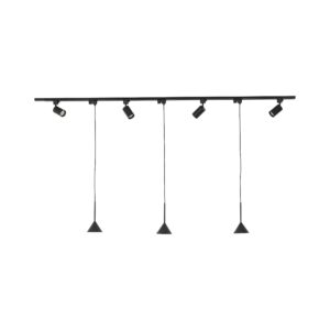 System szynowy TK Lighting Tracer Set Cono Mini Black 144 x7