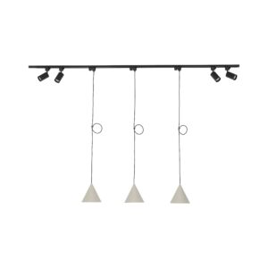 System szynowy TK Lighting Tracer Set Cono Beige 151 x7