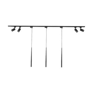 System szynowy TK Lighting Tracer Set Piano Black 156 x7