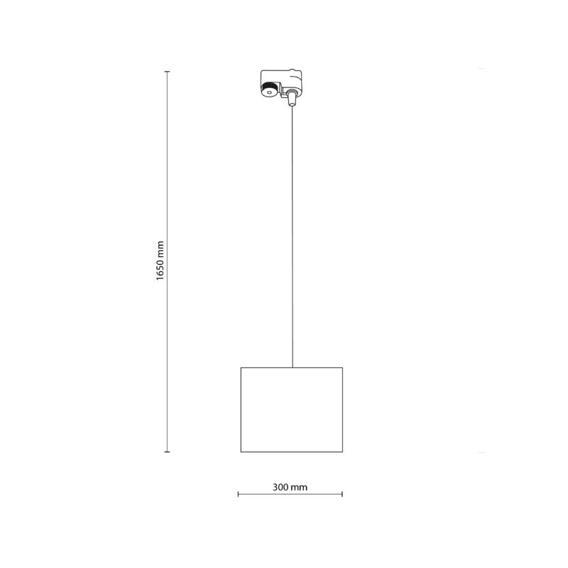 System szynowy TK Lighting Tracer White 300 x1 - obrazek 4