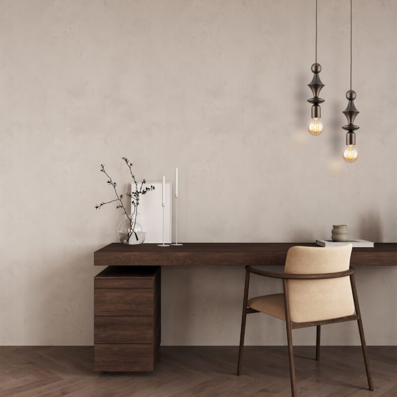 Lampa Wisząca TK Lighting Tower Brown x1 - obrazek 2