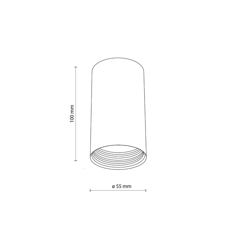 Spot TK Lighting Amis Black Downlight x1 - obrazek 11