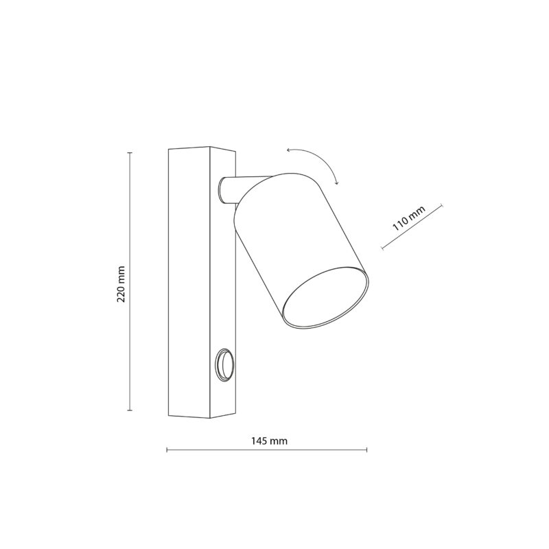 Kinkiet TK Lighting Top Sabia x1 - obrazek 6